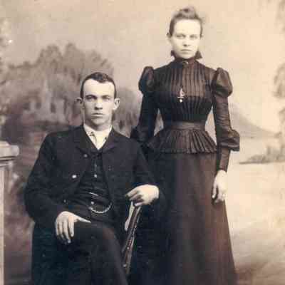 John William Wiles and his wife, Ella Elizabeth (Rush) Wiles