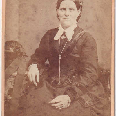 Ammons-Moredock Album 01, Photo 40 - Sarah (Reynolds) Enoch [1832-1908]
