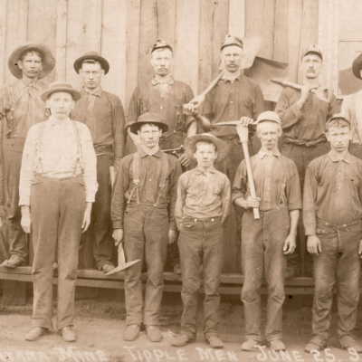 Montana Mine Tipple Men (Montana, Marion County, West Virginia)