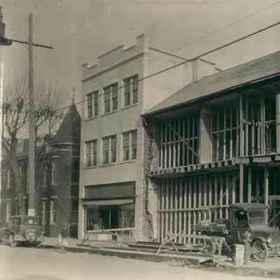 Inghram house, Goldberg Building, and Eclipse Theater on High Street - Waynesburg, Pennsylvania