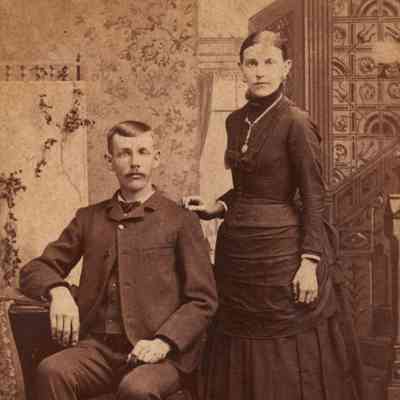 George Washington Grimes and Elizabeth Eleanor "Ella" (Roberts) Grimes