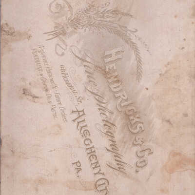 Ammons-Acklin Album, Photo 01 - Reverse of image