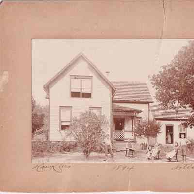 Samuel Thompson and Sarah Ellen (Call) Thompson family home - Center Township, Greene County, Pennsylvania: See WEB LINKS to DOWNLOAD high-resolution image.