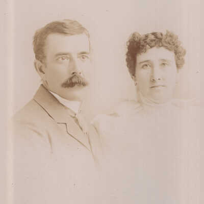 Ammons-Moredock Album 02, Photo 06 - George Dawson Jacobs [1858-1931] and Mary Louise (Mt. Joy) Jacobs [1866-1926]