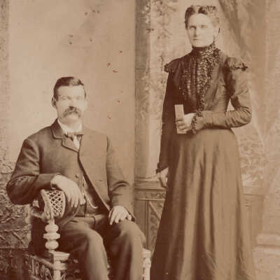 Isaac Newton McGlumphy [1855-1944] and Nancy (Supler) McGlumphy [1855-1931]