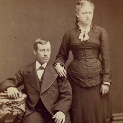 Silveus-Taylor Album 01, Photo 10 - Jasper Dulaney and Martha Maria (Silveus) Dulaney