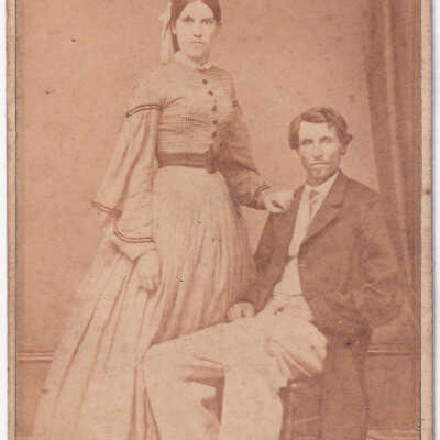 Willis-Nutt Album, Photo 14 - Charlotte Teagarden and Richard Willis