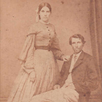 Willis-Nutt Album, Photo 14 - Charlotte Teagarden and Richard Willis