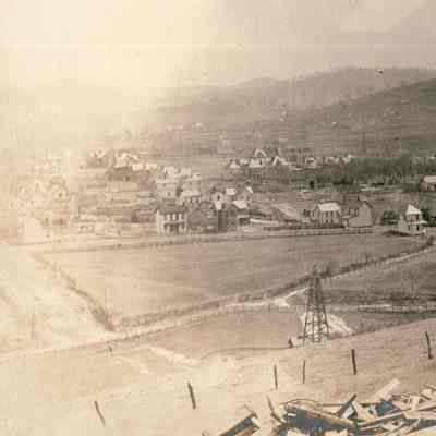East Waynesburg (looking east from Green Mount Cemetery), Greene County, Pennsylvania