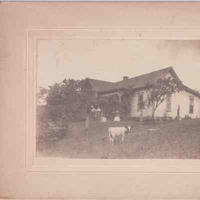 Harvey Call Thompson and Anna May (Morris) Thompson family home - Center Township, Greene County, Pennsylvania: See WEB LINKS to DOWNLOAD high-resolution image.