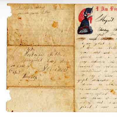 David Morris to Isabelle Morris, letter, 28 August 1861