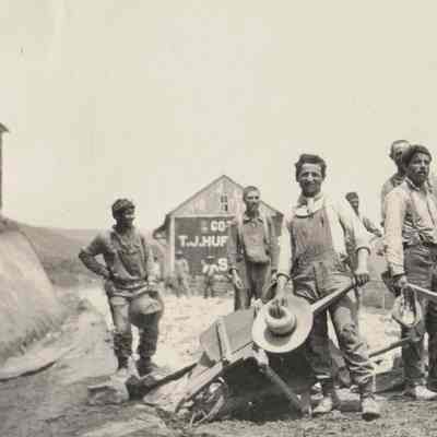 Greene County Album, Photo 22 - Road work in Greene County, Pennsylvania