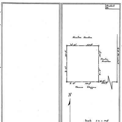 Staggers - Richhill Township - Greene County - Pennsylvania - WPA Cemetery Plat: See WEB LINKS to DOWNLOAD high-resolution image.