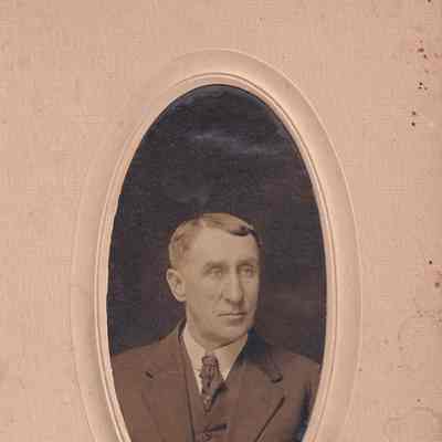 Caption on front of image reads, "Mr. Church roomed at our home in town.": See WEB LINKS to DOWNLOAD high-resolution image.