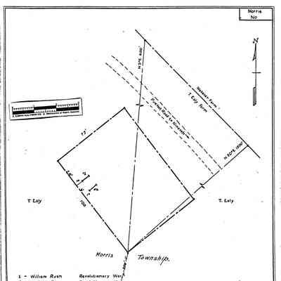Huffman - Morris Township - Greene County - Pennsylvania - WPA Cemetery Plat