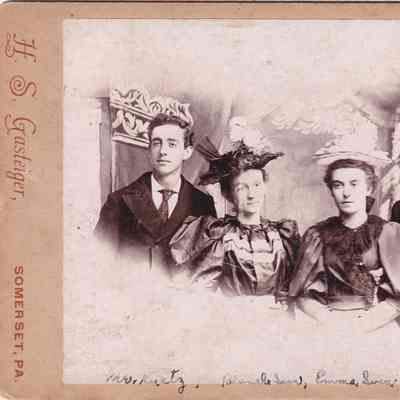 Caption on front of image reads, "Mr. Kurtz, Blanche Swan, Emma Swan, Mr. Humbert.": See WEB LINKS to DOWNLOAD high-resolution image.