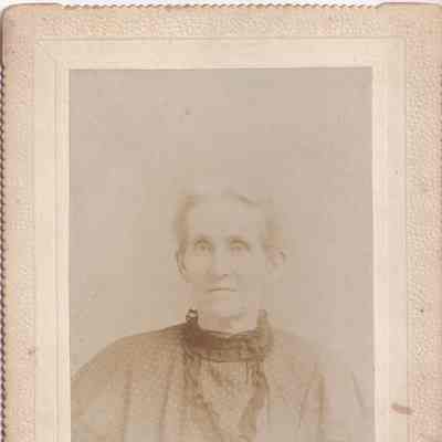 Charlotte (Rinehart) Morris [1834-1916]: See WEB LINKS to DOWNLOAD high-resolution image.