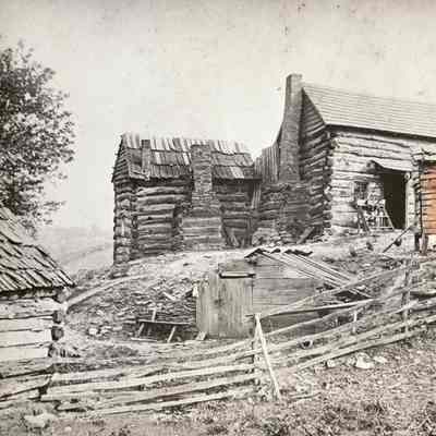Log cabins built by John Hart - Cumberland Township, Greene County, Pennsylvania