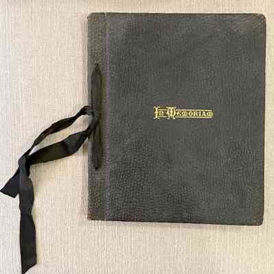 Memorial Scrapbook - Cover