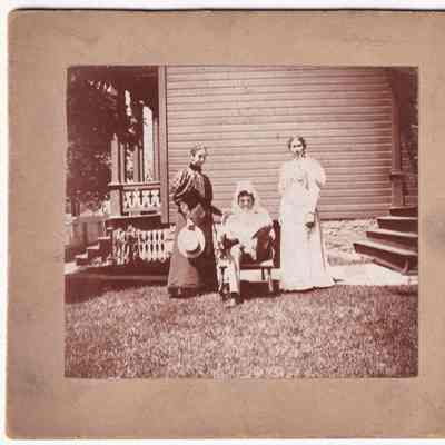 Waynesburg College students, circa 1895: See WEB LINKS to DOWNLOAD high-resolution image.