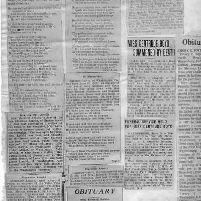 James Boyd Family Bible - Page 03A