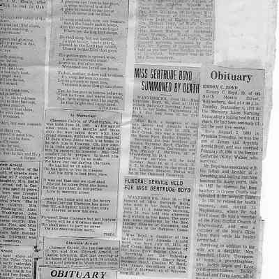 James Boyd Family Bible - Page 03B