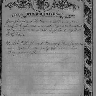 James Boyd Family Bible - Page 05