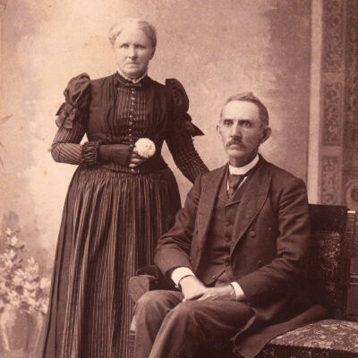Rice-Fordyce Album 02, Photo 09 - Thomas Bell Smith and Mary (Fordyce) Smith