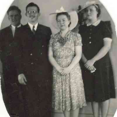 Earl Bryan Jacobs, Alvan Allison, Coradel Lucile (Jacobs) Allison, Louise (Widdup) Jacobs