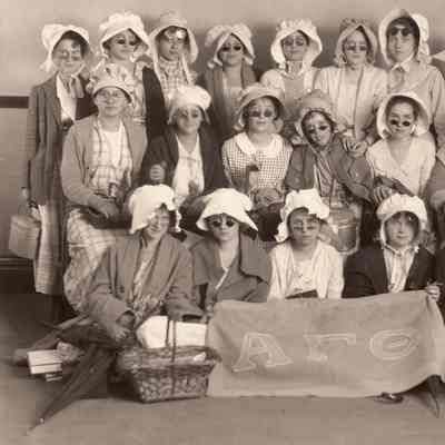 Waynesburg College Alpha Gamma Theta Sorority Initiation Class, 1925-1926