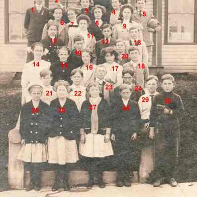 Rogersville Elementary School - Center Township, Greene County, Pennsylvania: See WEB LINKS to DOWNLOAD high-resolution image.