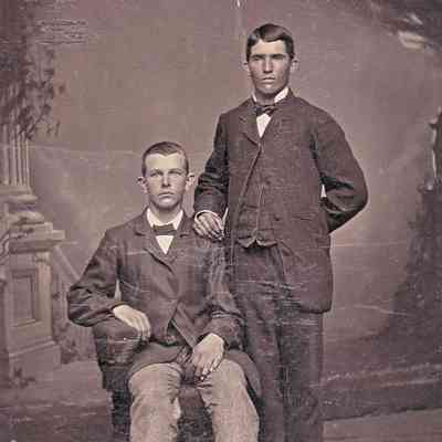 Harry Benton Millikin [Seated] and Franklin Pierce Headley [Standing]