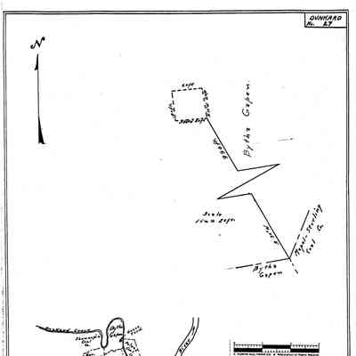 Gapen - Dunkard Township - Greene County - Pennsylvania - WPA Cemetery Plat: See WEB LINKS to DOWNLOAD high-resolution image.
