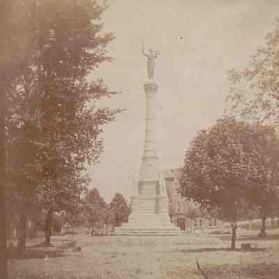 Waynesburg Album, Photo 09 - Soldiers & Sailors Monument in Monument Park, Waynesburg, Greene County, Pennsylvania