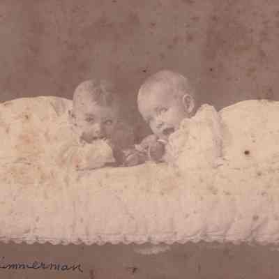 Inez Zimmerman [1903-1980] on left