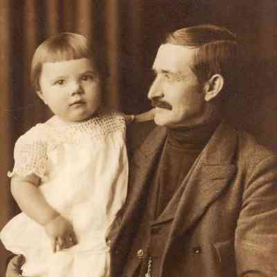 George N. Rinehart and his grandson Willis G. Rinehart