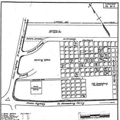 Hewitt - Jefferson Township - Greene County - Pennsylvania - WPA Cemetery Plat (Page 1)