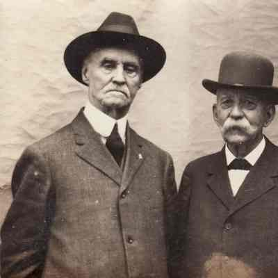 Jacob Fitz Randolph Hewitt [1836-1924] and Mr. Tufts