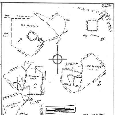Hoy (a/k/a King-Hoy) - Wayne Township - Greene County - Pennsylvania - WPA Cemetery Plat