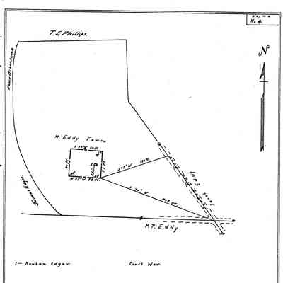 Eddy - Wayne Township - Greene County - Pennsylvania - WPA Cemetery Plat