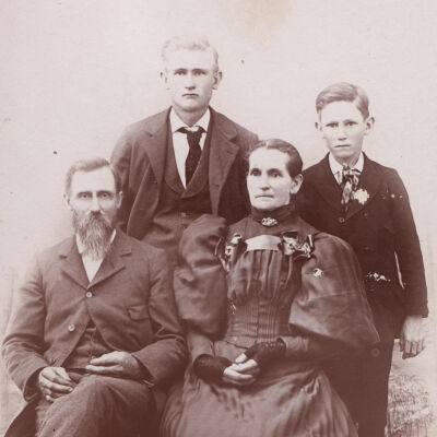 Rice-Fordyce Album 03, Photo 37 - Josephus Rice Jr. family