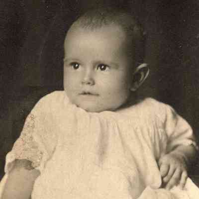 Katherine Jane (Throckmorton) Toothman, age 6 months