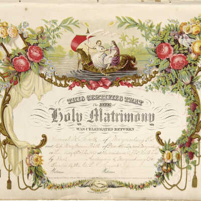 Samuel W. Scott family bible records, 1835-1913