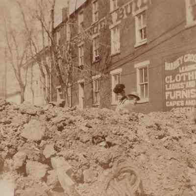 Waynesburg Album, Photo 07 - Corner of High and Washington Streets, Waynesburg, Greene County, Pennsylvania