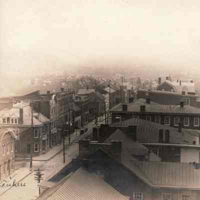 High Street (looking northeast) in Waynesburg, Greene County, Pennsylvania