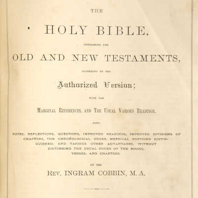 William M. Clemens family bible record