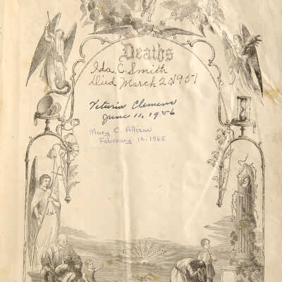 William M. Clemens family bible record - Page 6