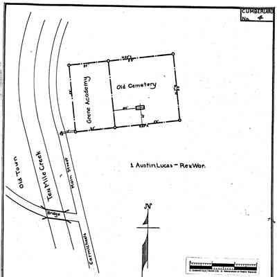 Greene Academy - Cumberland Township - Greene County - Pennsylvania - WPA Cemetery Plat