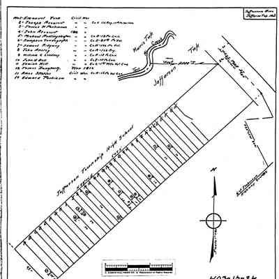 Cumberland Presbyterian - Jefferson Township - Greene County - Pennsylvania - WPA Cemetery Plat