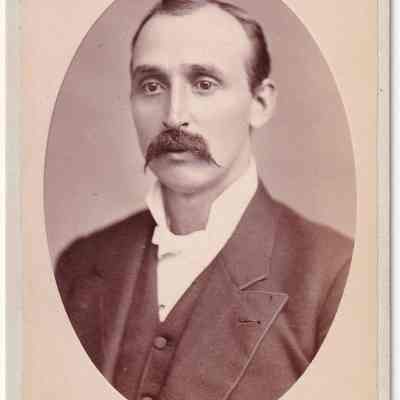 Pauley-Thompson Album, Photo 12 - James Shields Keener [1849-1920]: See WEB LINKS to DOWNLOAD high-resolution image.